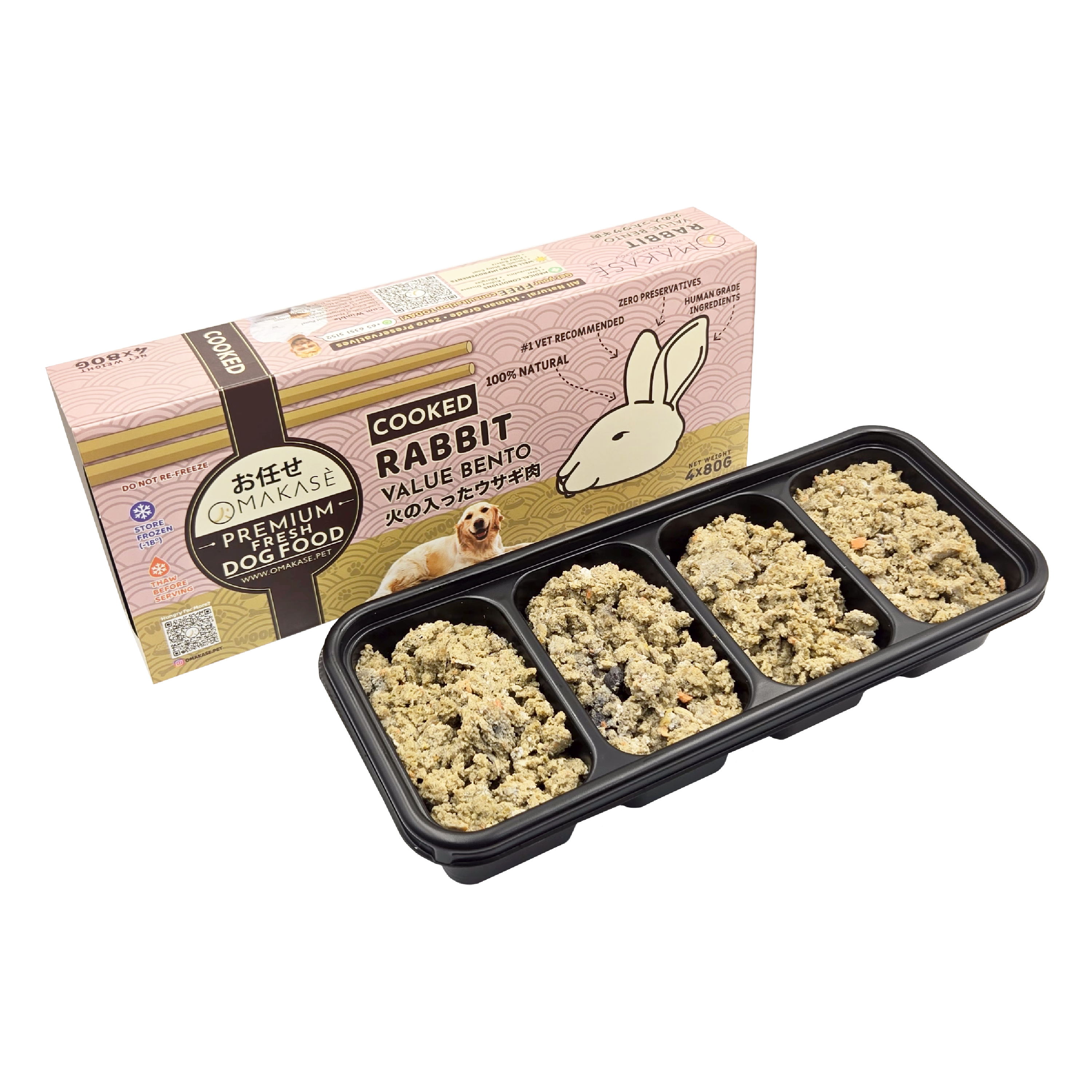 Omakase Raw & Cooked Rabbit Value Bento 320G
